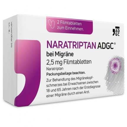 NARATRIPTAN ADGC bei Migräne 2,5 mg