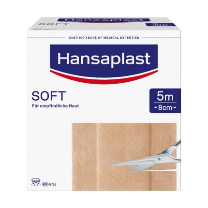 Hansaplast SOFT Pflaster 8cm x 5m