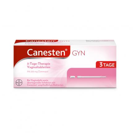 Canesten GYN 3-Tage-Therapie Vaginaltabletten zur Behandlung von Scheidenpilz