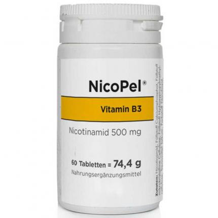NicoPel Nicotinamid 500mg Vitamin B3