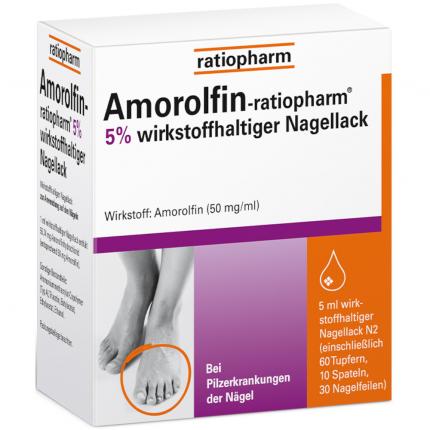 Amorolfin-ratiopharm 5 % bei Nagelpilz