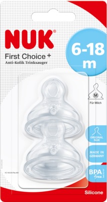 NUK First Choice+ Trinksauger Silikon Gr.2 M