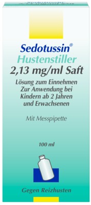 Sedotussin Hustenstiller 2,13mg/ml Saft