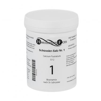 HOMOEOPATHIEFUCHS Schüssler-Salz Nummer 1 Calcium fluoratum D12 Biochemie