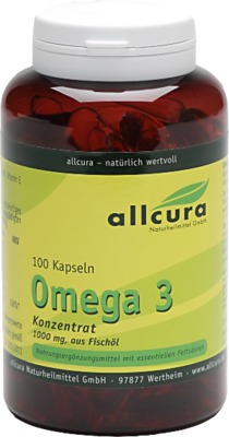OMEGA 3 Konzentrat aus Fischöl 1000 mg Kapseln