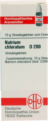 NATRIUM CHLORATUM D 200 Globuli