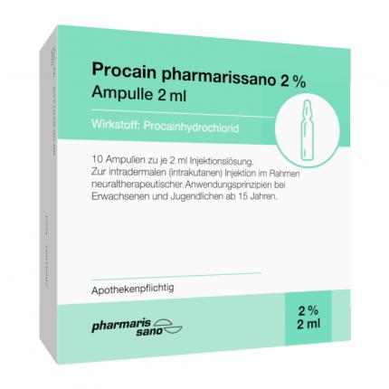 Procain pharmarissano 2% Ampulle 2ml