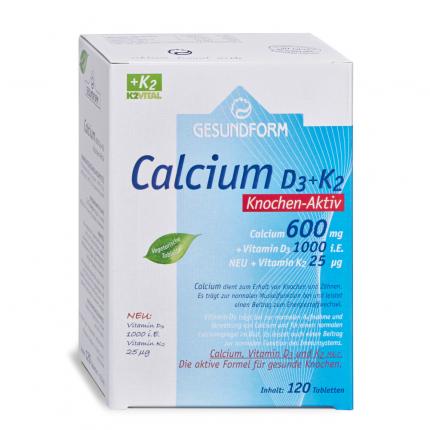 Gesundform Calcium D3+K2 Tabletten