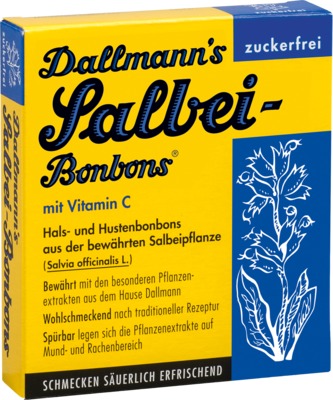 DALLMANN&#039;S Salbei-Bonbons zuckerfrei