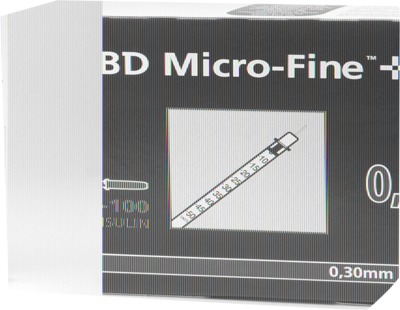 BD MICRO-FINE+ Insulinspritze 0,5 ml U100 8 mm