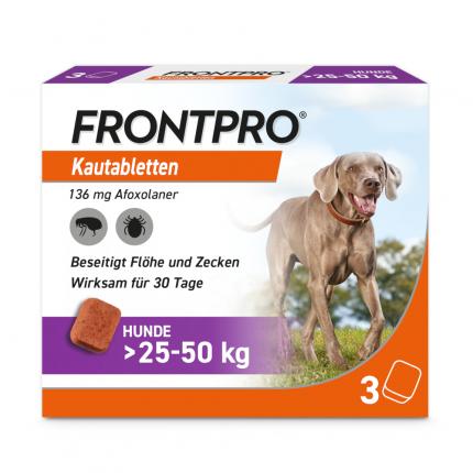 FRONTPRO Kautabletten Hunde &gt;25 - 50kg