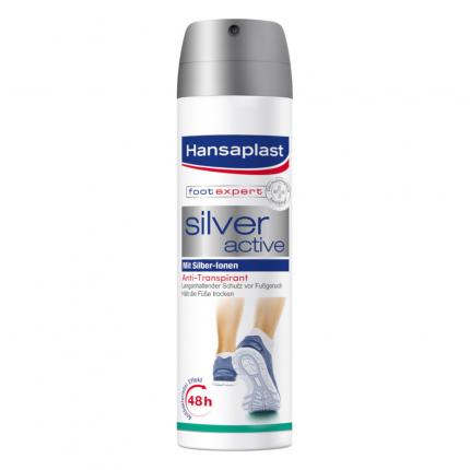 Hansaplast footexpert silver active Fußsspray
