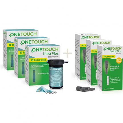 OneTouch Ultra Plus 90er Kombi-Pack