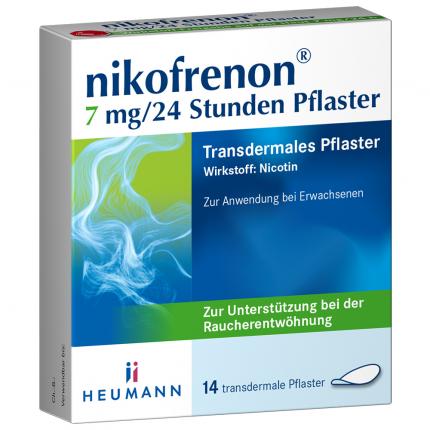 nikofrenon 7 mg/24 Stunden Pflaster, 14 St