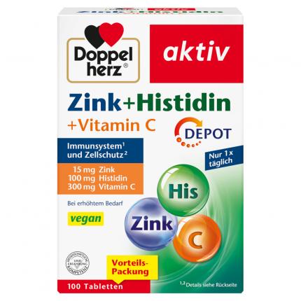 Doppelherz aktiv Zink + Histidin + Vitamin C DEPOT
