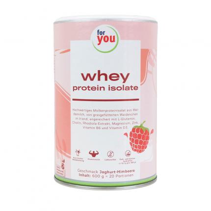 for you whey protein isolate Joghurt-Himbeere