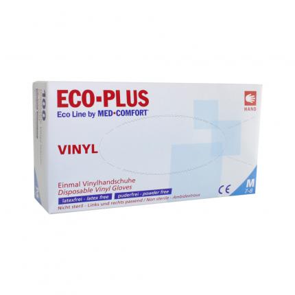 ECO-PLUS VINYL Größe M Einmal Vinylhandschuhe