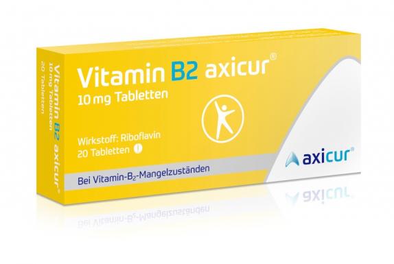 Vitamin B2 axicur 10 mg
