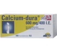 Calcium-dura Vit D3 600mg/400 I.E.