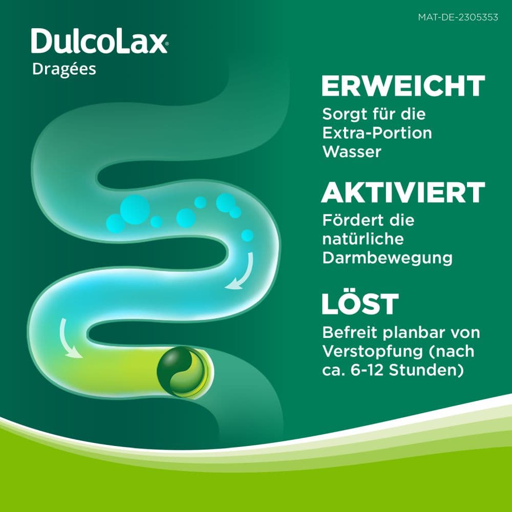DulcoLax DRAGÉES - Abführmittel bei Verstopfung 20 St Tabletten magensaftresistent