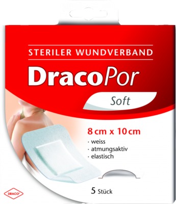 DRACOPOR Wundverband 8x10 cm steril 5 St Verband