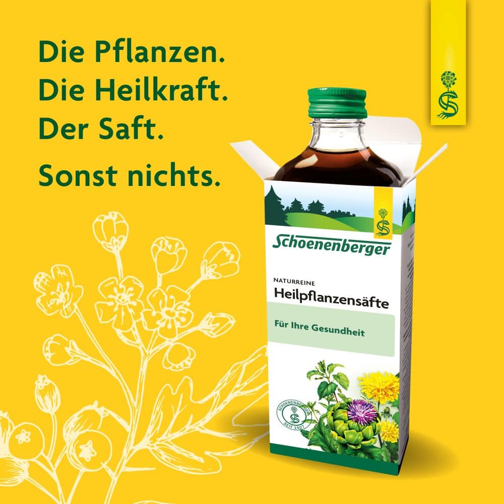 Schoenenberger Naturreiner Heilpflanzensaft Brennnessel 200 ml Saft