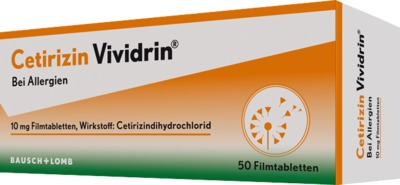 Cetirzin Vividrin - Schnell wirksame Allergietabletten 50 St Filmtabletten