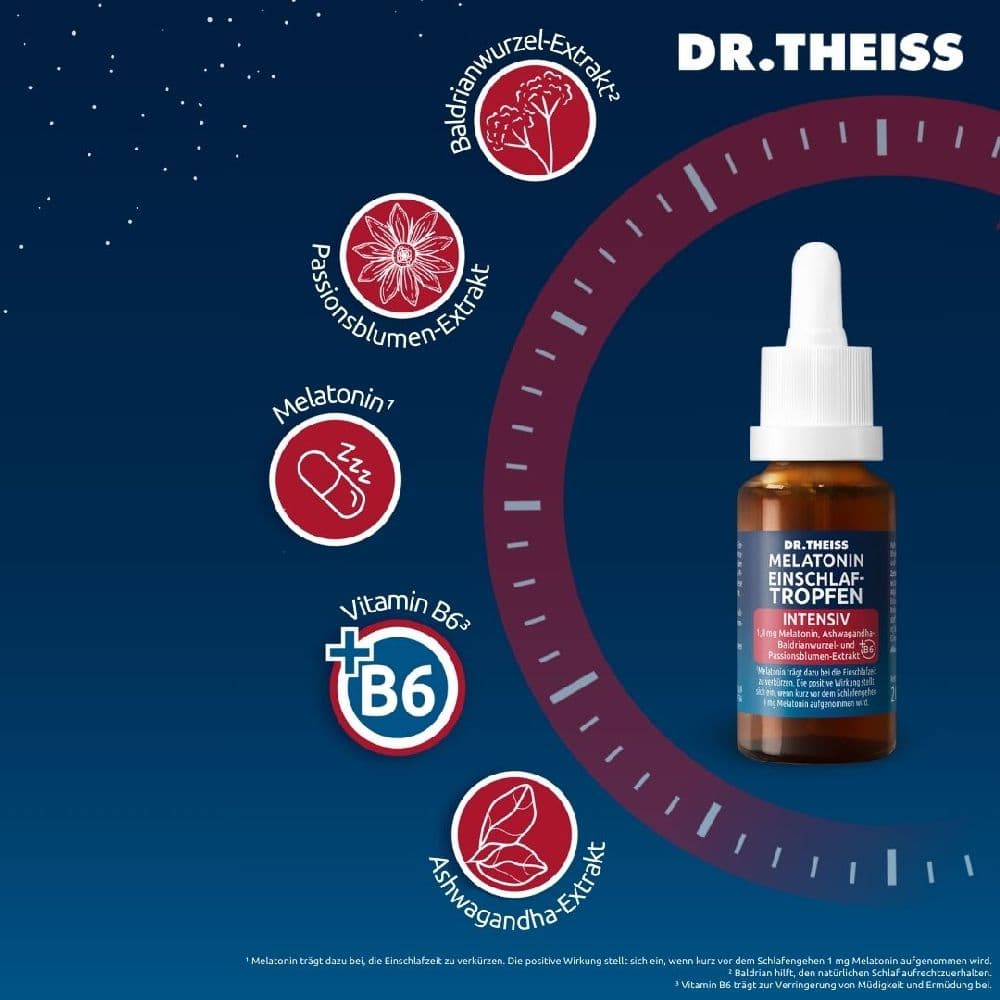DR. THEISS MELATONIN EINSCHLAF-TROPFEN INTENSIV 20 ml Tropfen