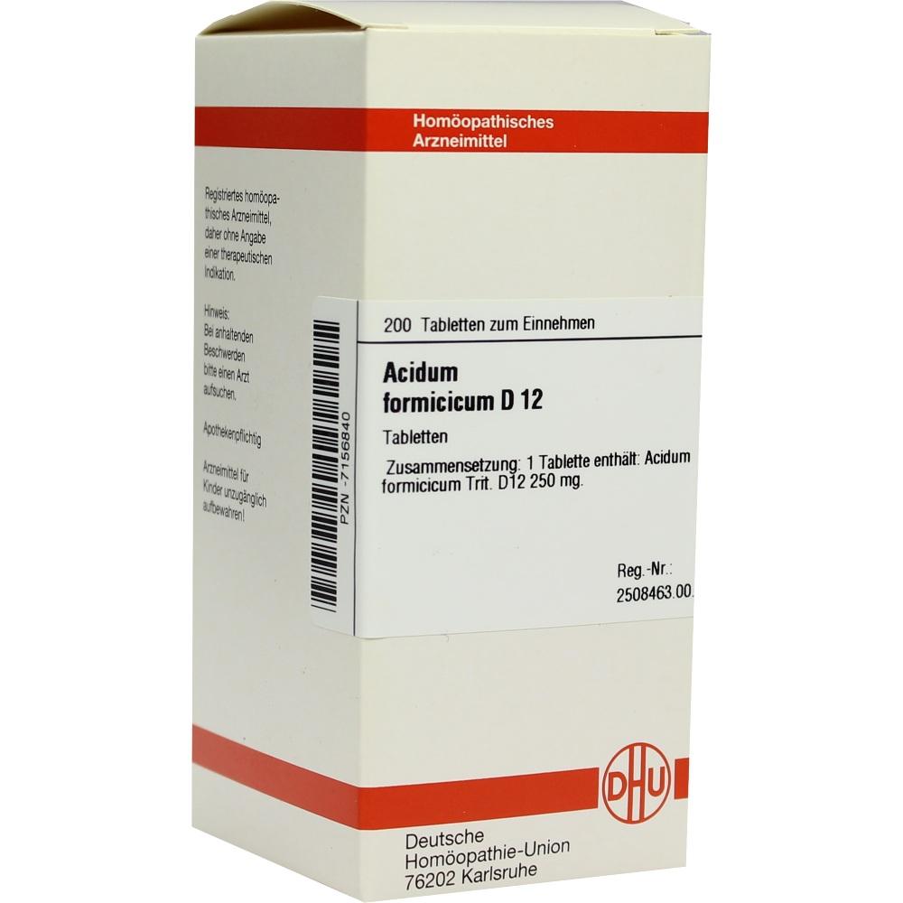 ACIDUM FORMICICUM D 12 Tabletten 200 St Tabletten