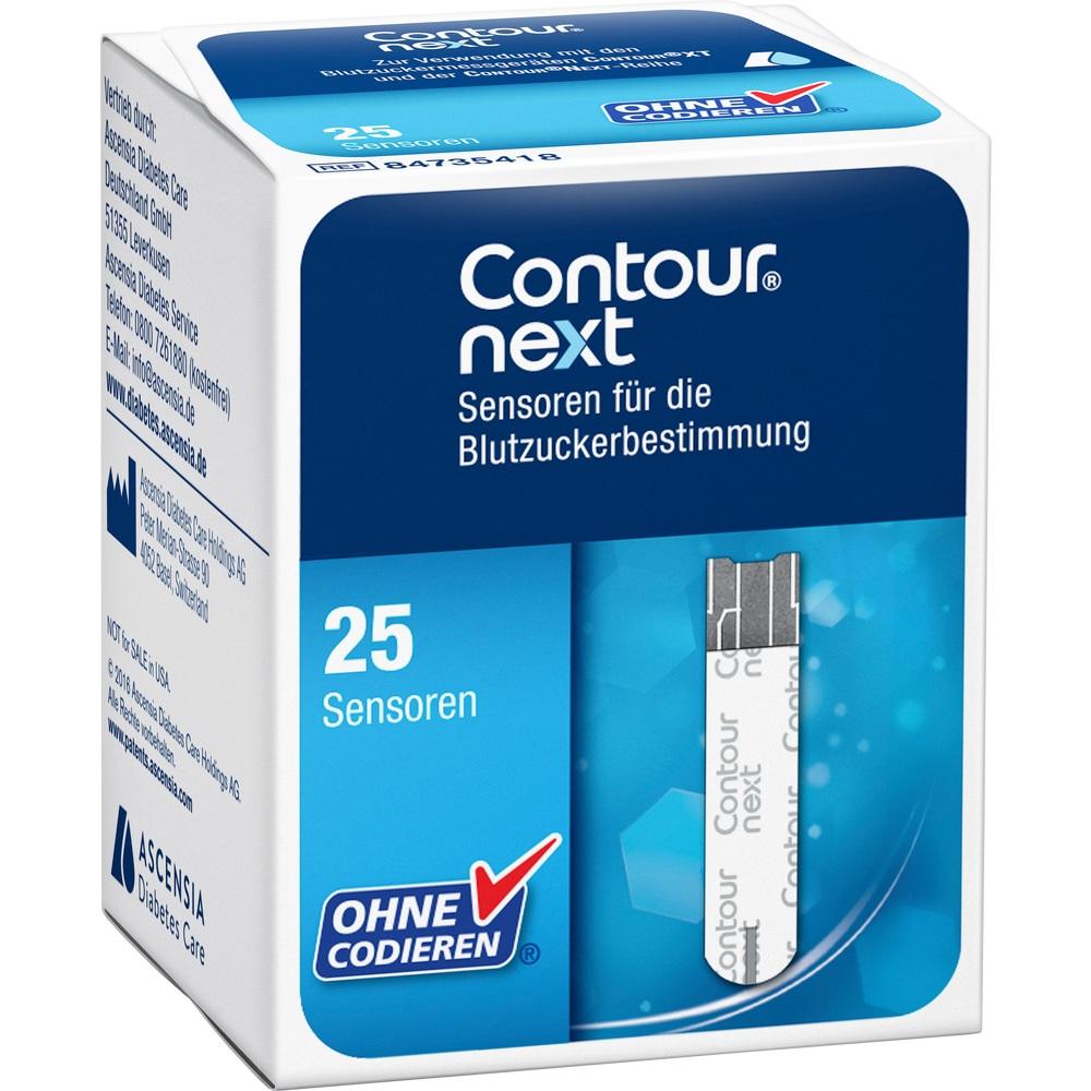 CONTOUR Next Sensoren Teststreifen 1X25 St Teststreifen