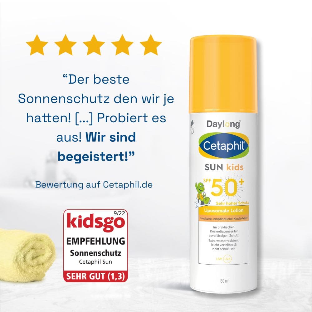 Cetaphil SUN kids SPF50+ Liposomale Lotion 150 ml Lotion