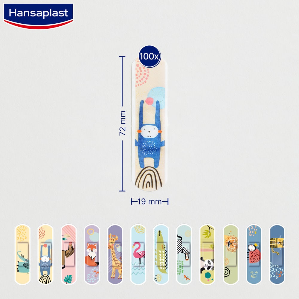 Hansaplast KIDS Strips 19x72mm 100 St Pflaster
