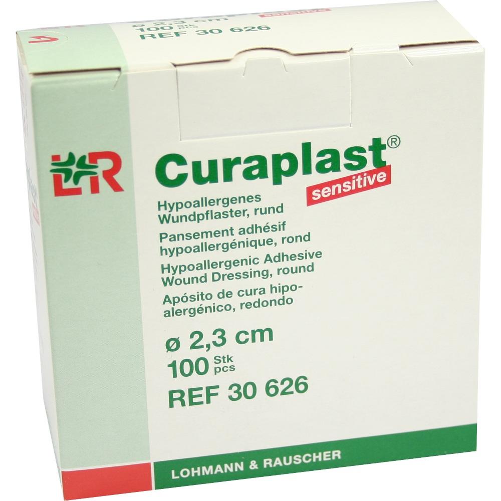 CURAPLAST Strips sensitiv rund 2,3 cm 100 St Pflaster