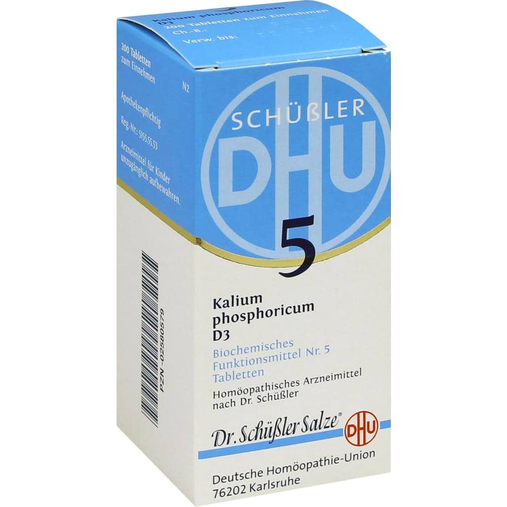 DHU Schüßler-Salz Nr. 5 Kalium phosphoricum D3  200 St Tabletten