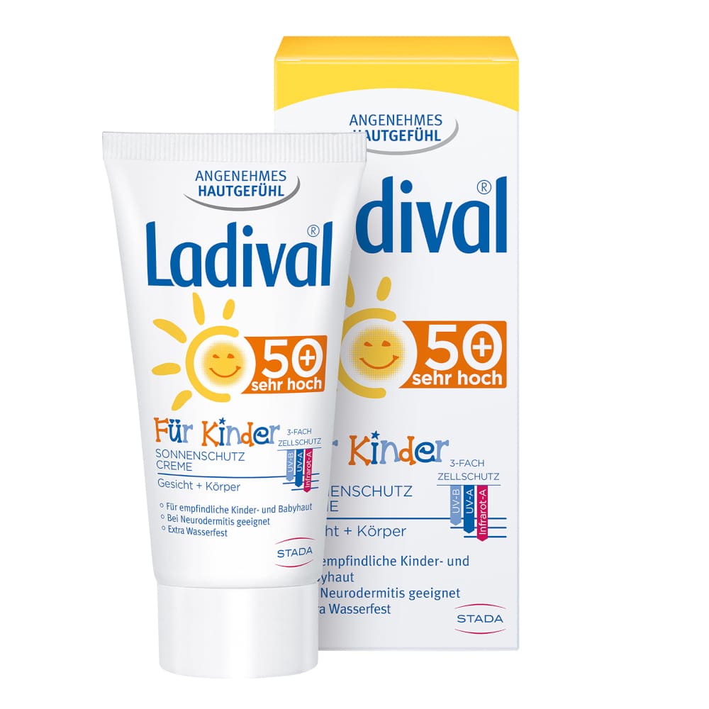 Ladival Für Kinder SONNENSCHUTZ CREME LSF 50+ 50 ml Creme