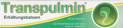 Transpulmin Erkältungsbalsam 40 g Creme