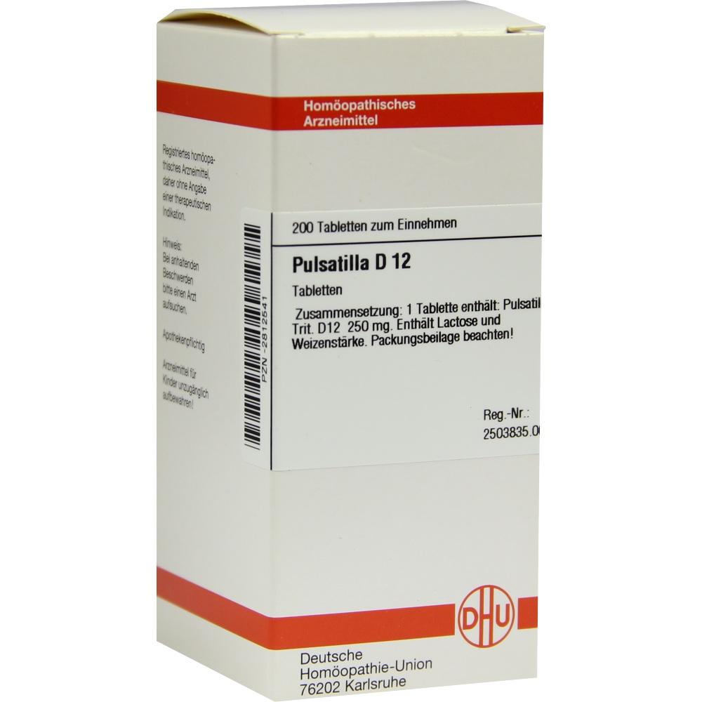 PULSATILLA D 12 Tabletten 200 St Tabletten