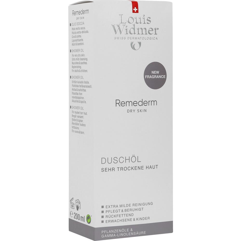 Louis Widmer Remederm Duschöl Leicht parfümiert 200 ml Öl