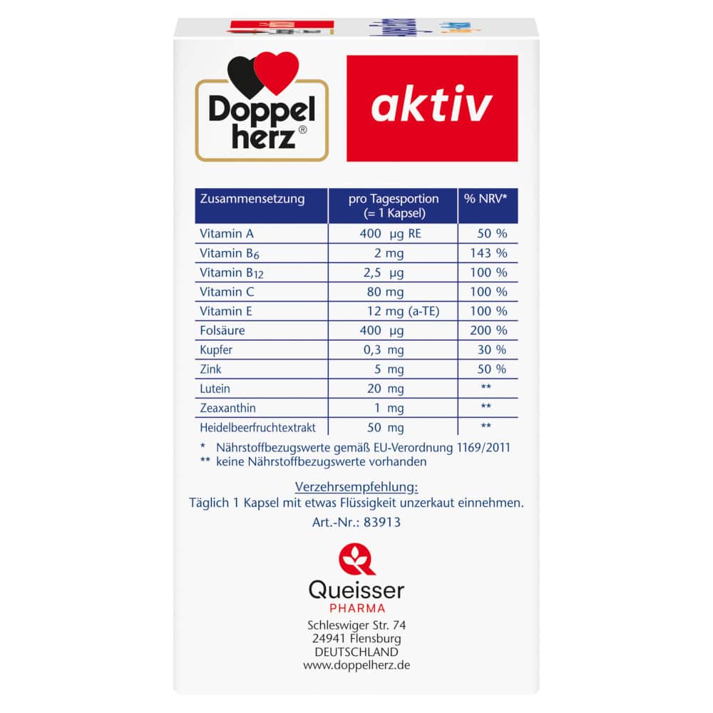 Doppelherz aktiv Augen Extra Tag + Nacht  90 St Kapseln