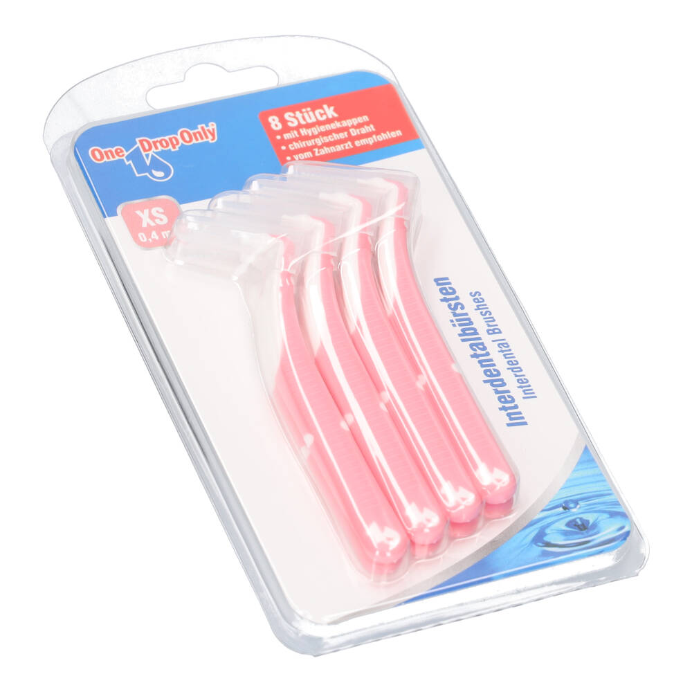 One Drop Only Interdentalbürsten XS 0,4 pink 8 St Zahnbürste