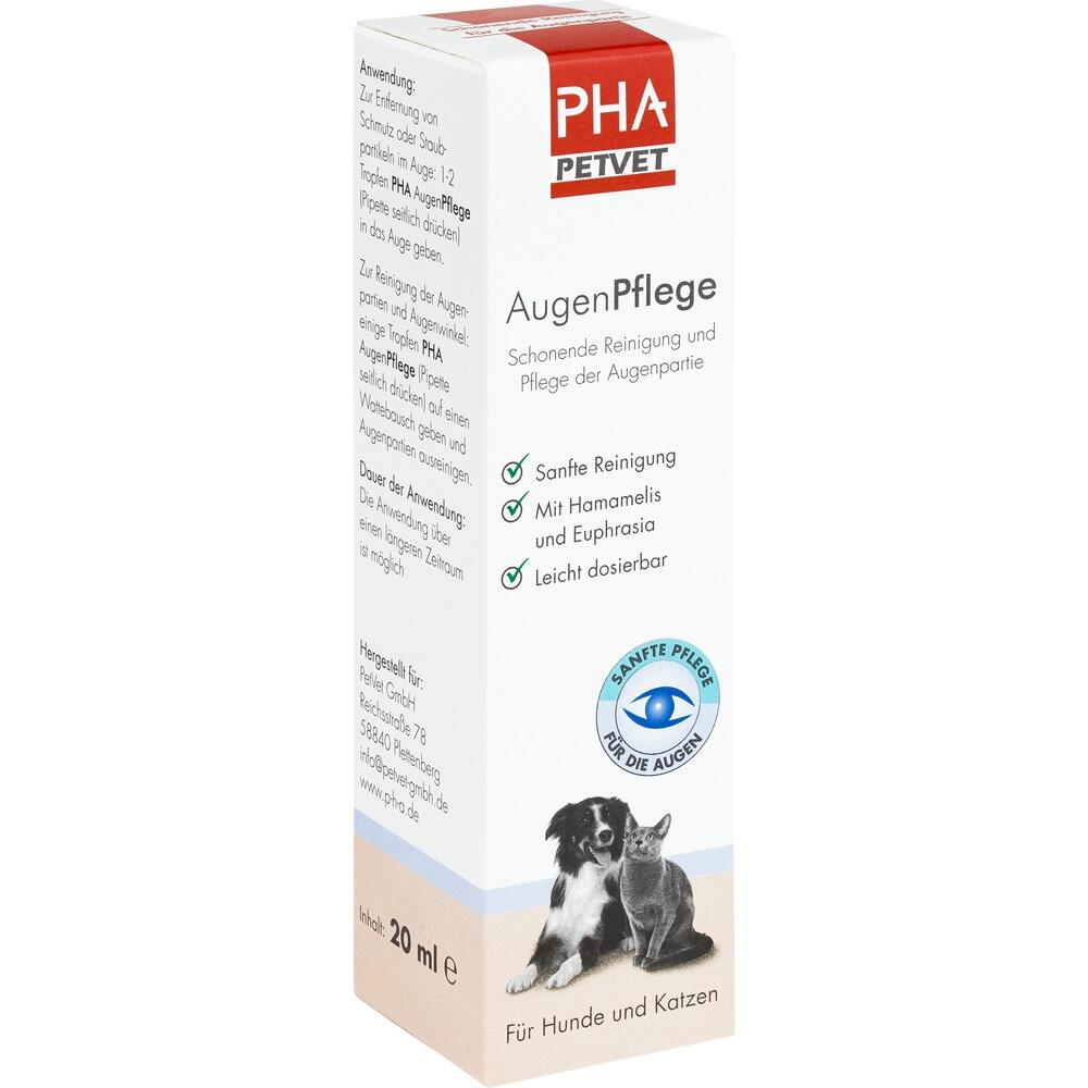 PHA AugenPflege Tropfen für Hunde und Katzen 20 ml Tropfen