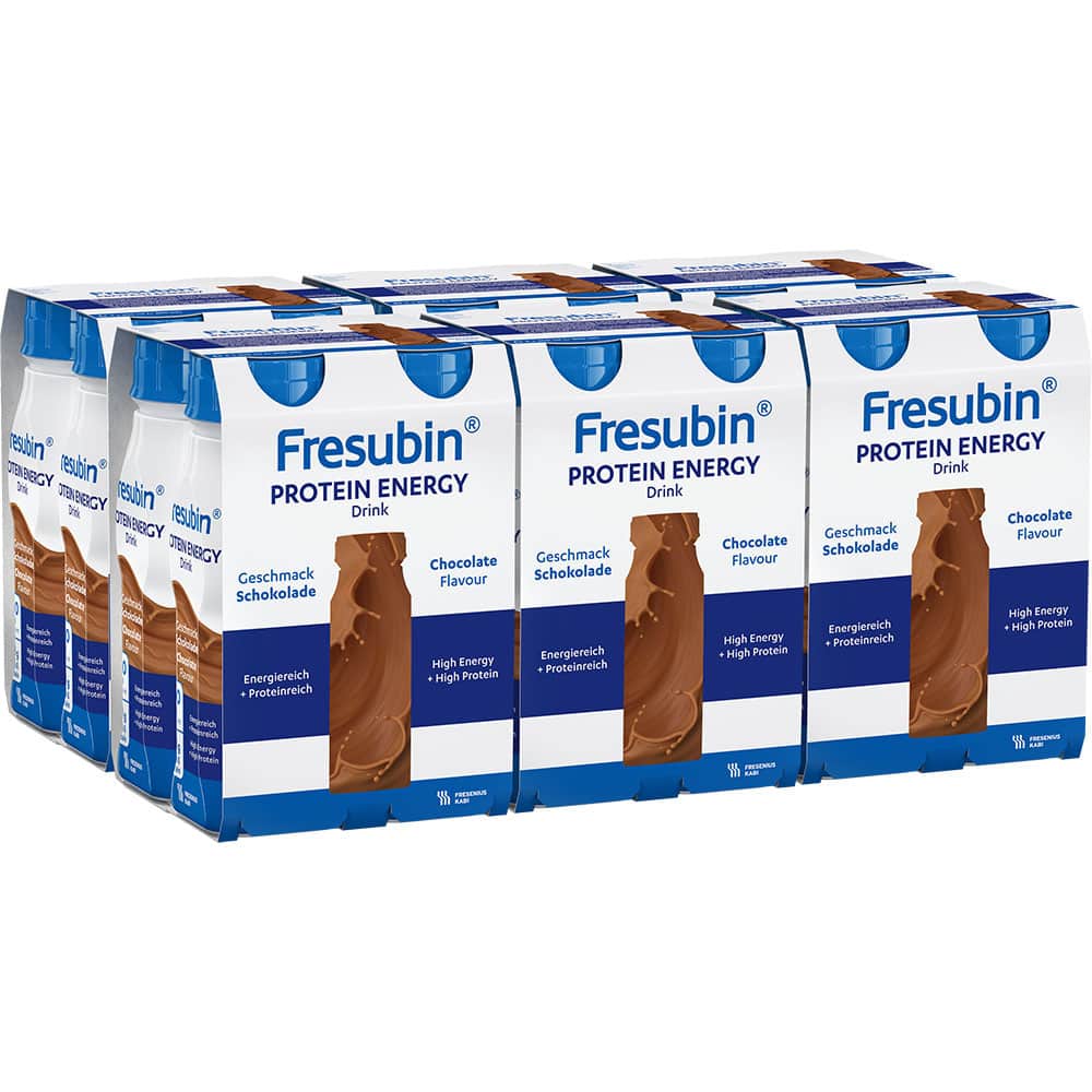 Fresubin Protein Energy DRINK Trinknahrung Schokolade 6X4X200 ml Lösung