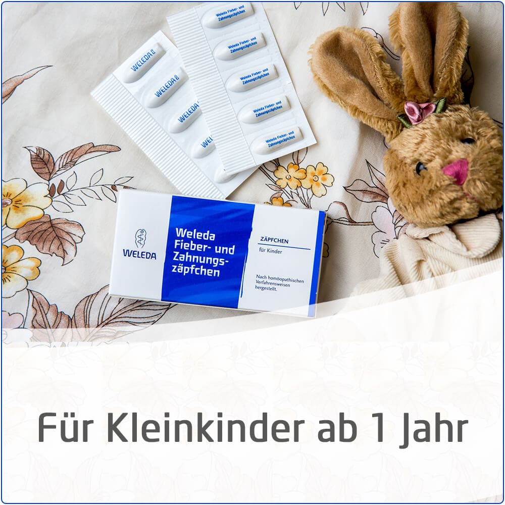 WELEDA Fieber- und Zahnungszäpfchen 10 St Suppositorien