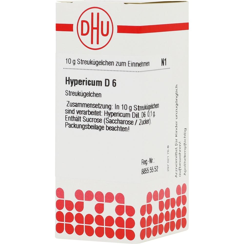 HYPERICUM D 6 Globuli 10 g Globuli