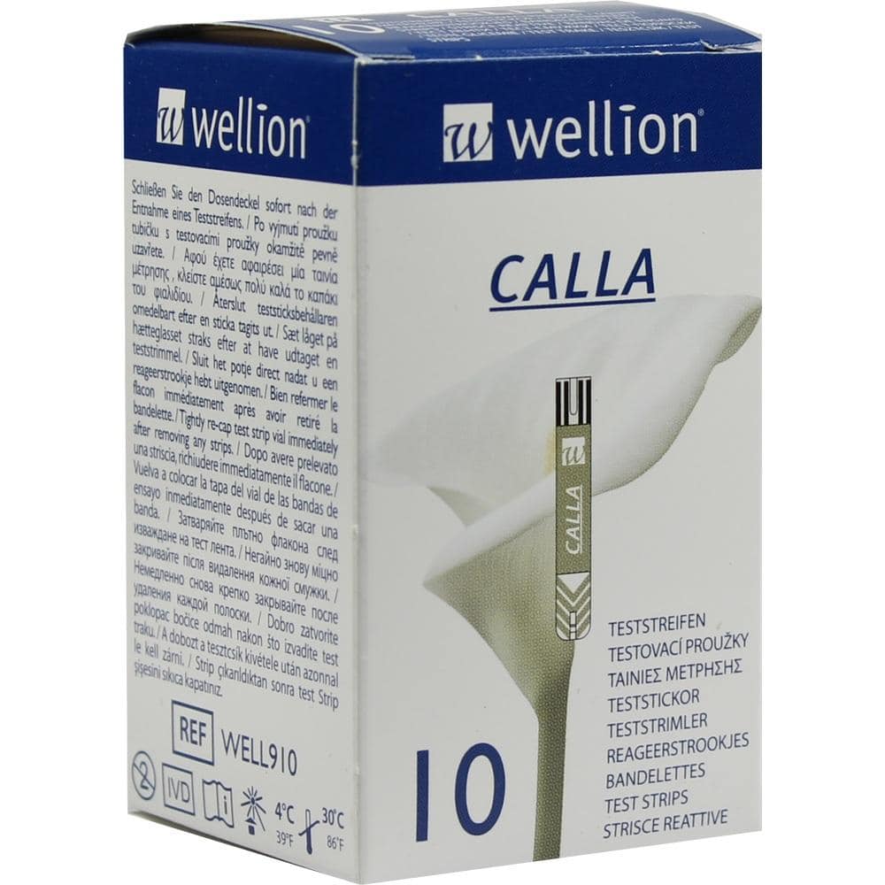 WELLION CALLA Blutzuckerteststreifen 10 St Teststreifen