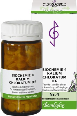 BIOCHEMIE 4 Kalium chloratum D 6 Tabletten 200 St Tabletten