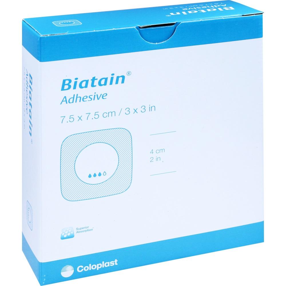 BIATAIN Schaumverband 7,5x7,5 cm selbst haftend 10 St Verband