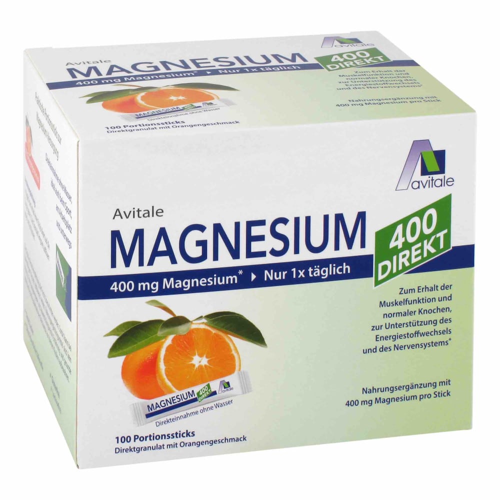 Avitale MAGNESIUM 400 DIREKT 100X2.1 g Granulat
