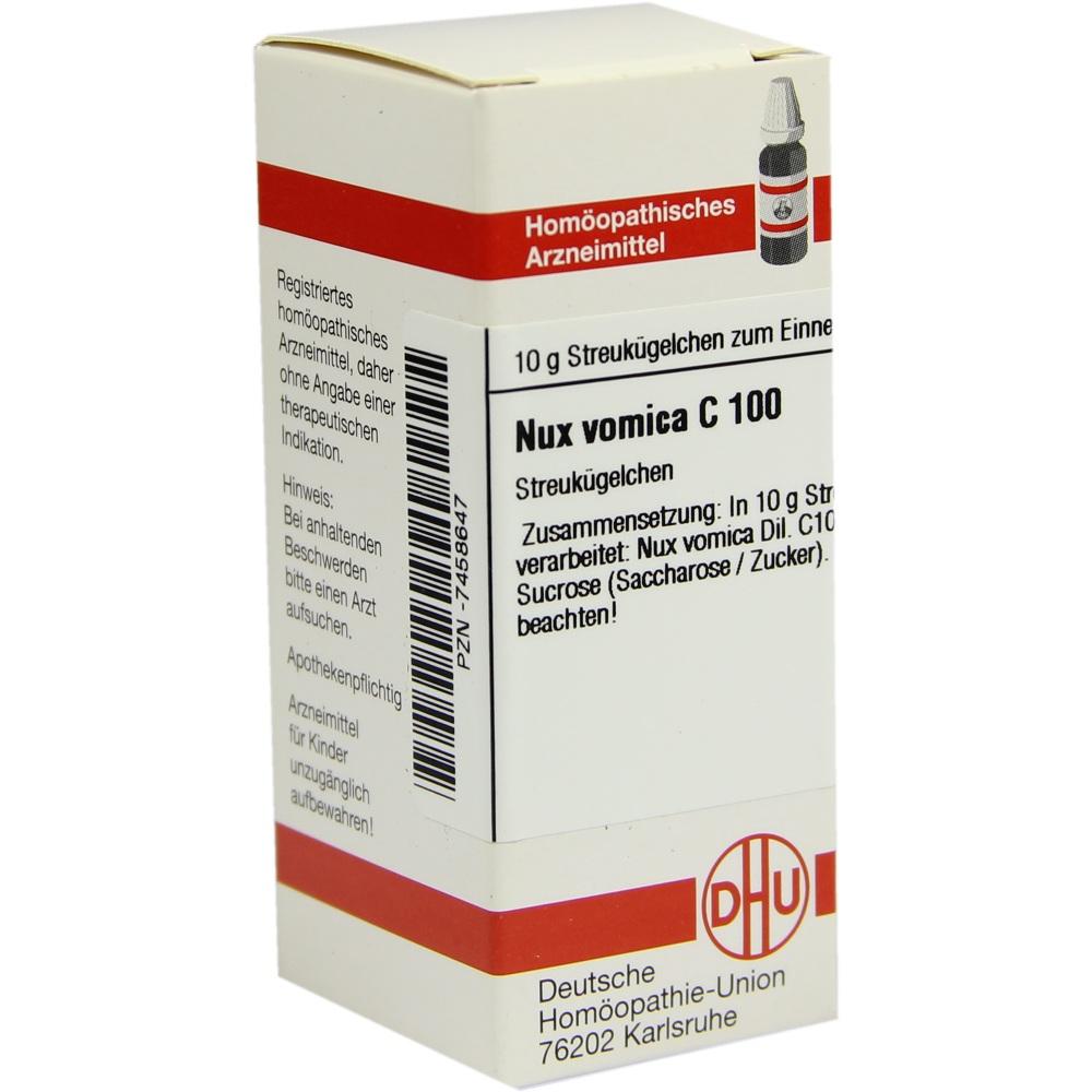 NUX VOMICA C 100 Globuli 10 g Globuli