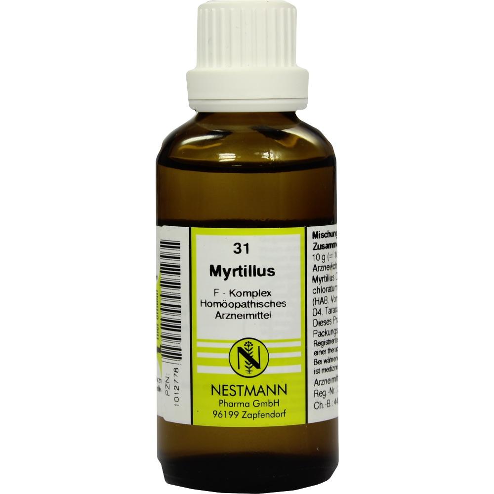 MYRTILLUS F Komplex 31 Dilution 50 ml Dilution